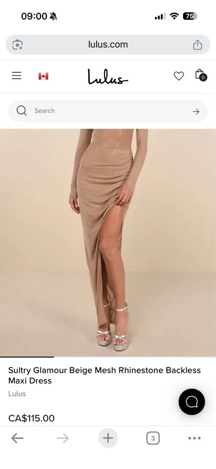 Rhinestone Christmas / New Years Party Dress image indicator(5)