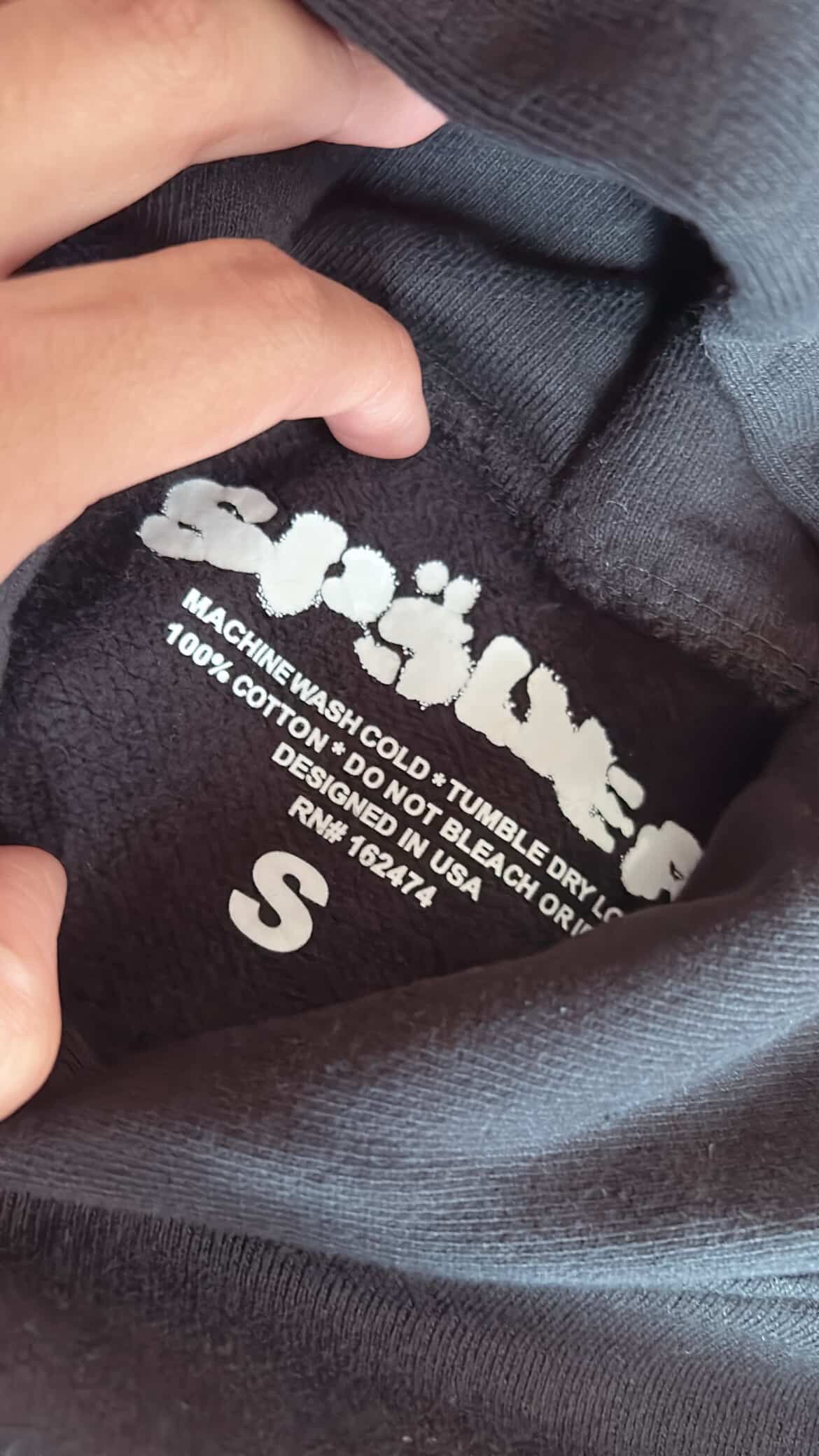 Sp5der Rhinestone small Hoodie V1 - photo 2