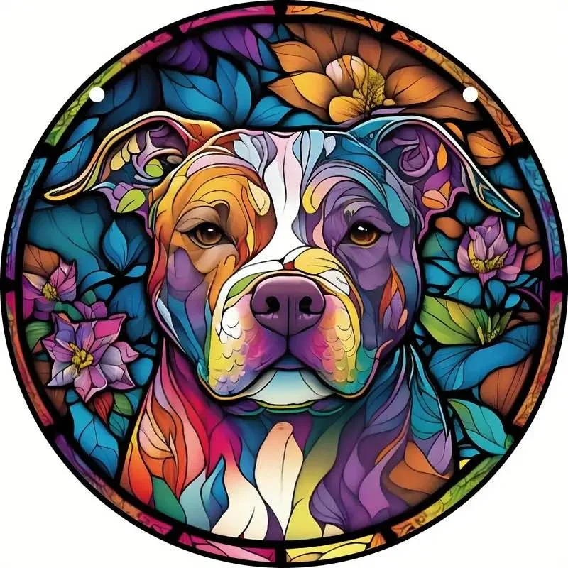 NEW Dachshund, Doodle & Bullydog Suncatchers image indicator(2)