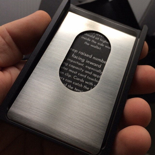 MSTRMND Micro Metal Wallet BNIB - photo 2