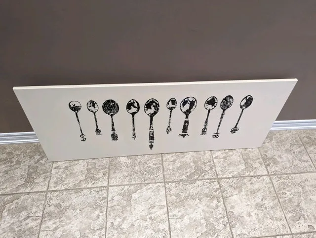 Picture of spoons, approximately 3.5x1.5 ft. image indicator(2)