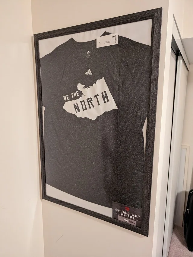 Raptors Amir Johnson Game Worn Shooting Shirt (COA)