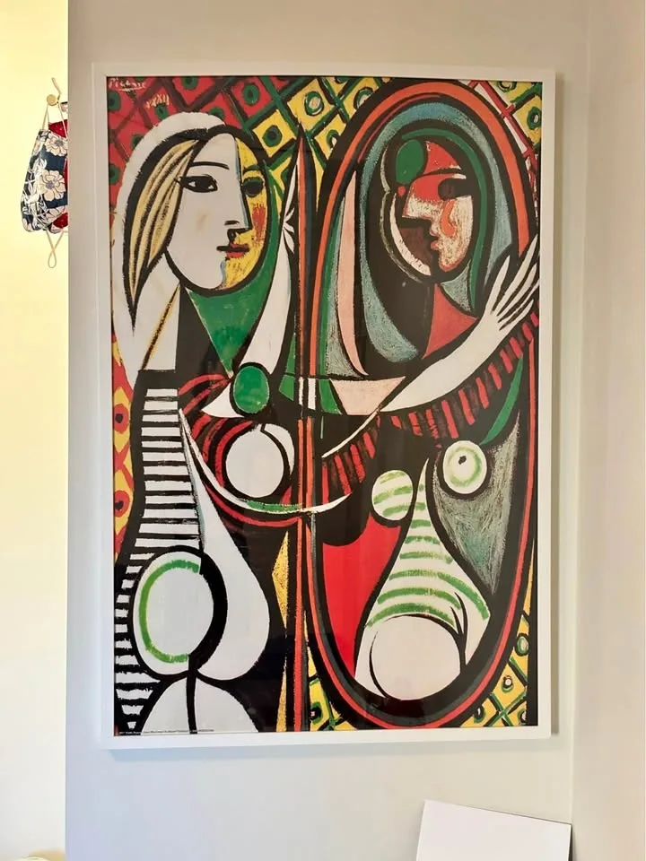 Girl in Front of Mirror 1932' Picasso Poster Canvas