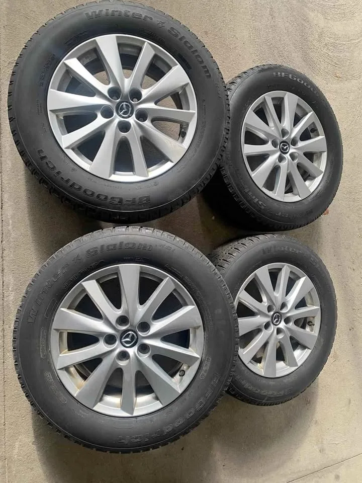Mazda cx5 oem rims with winter tires 225/65R17