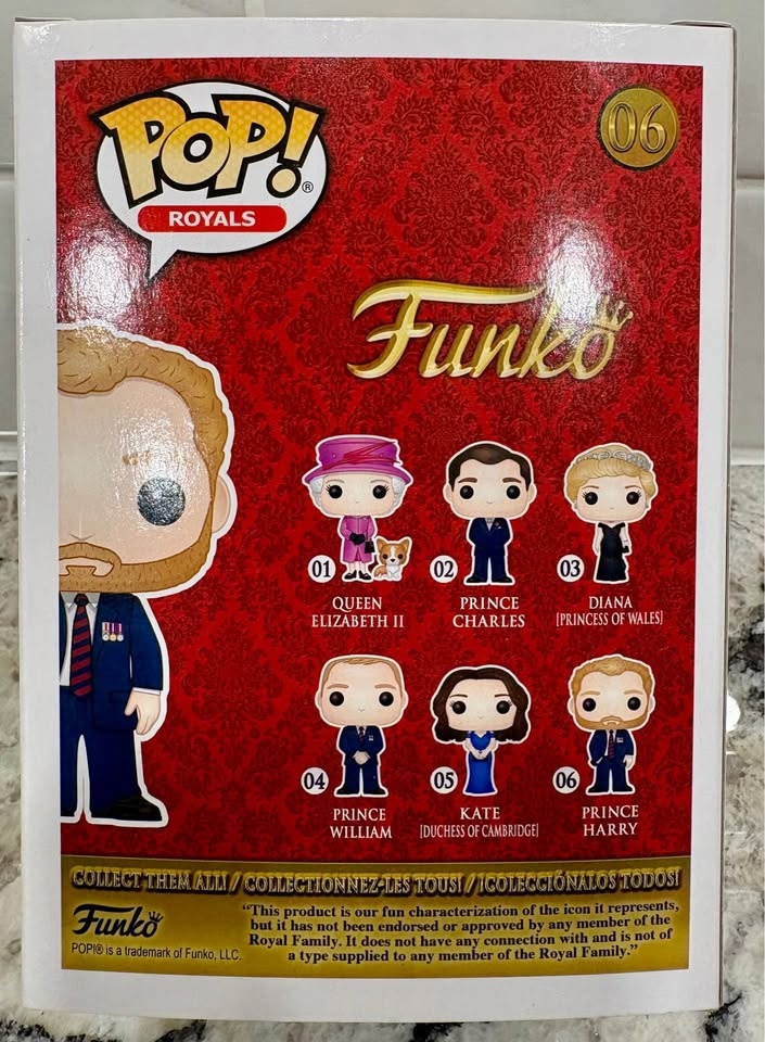 Funko Pop! Royals 06 Prince Harry - BNIB - photo 3