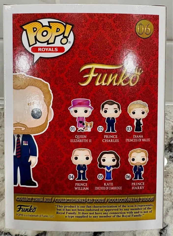 Funko Pop! Royals 06 Prince Harry - BNIB image indicator(3)