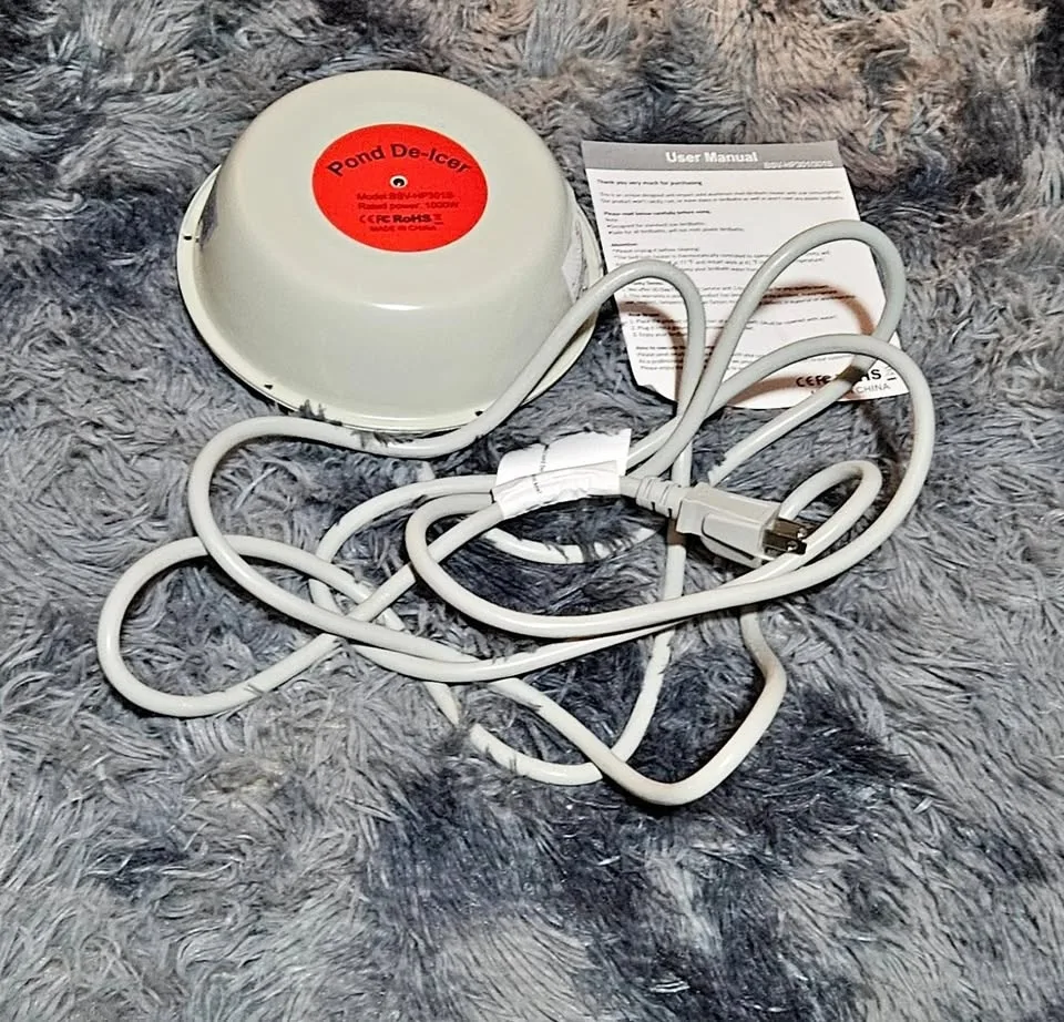 Outdoor pond / bird bath heater