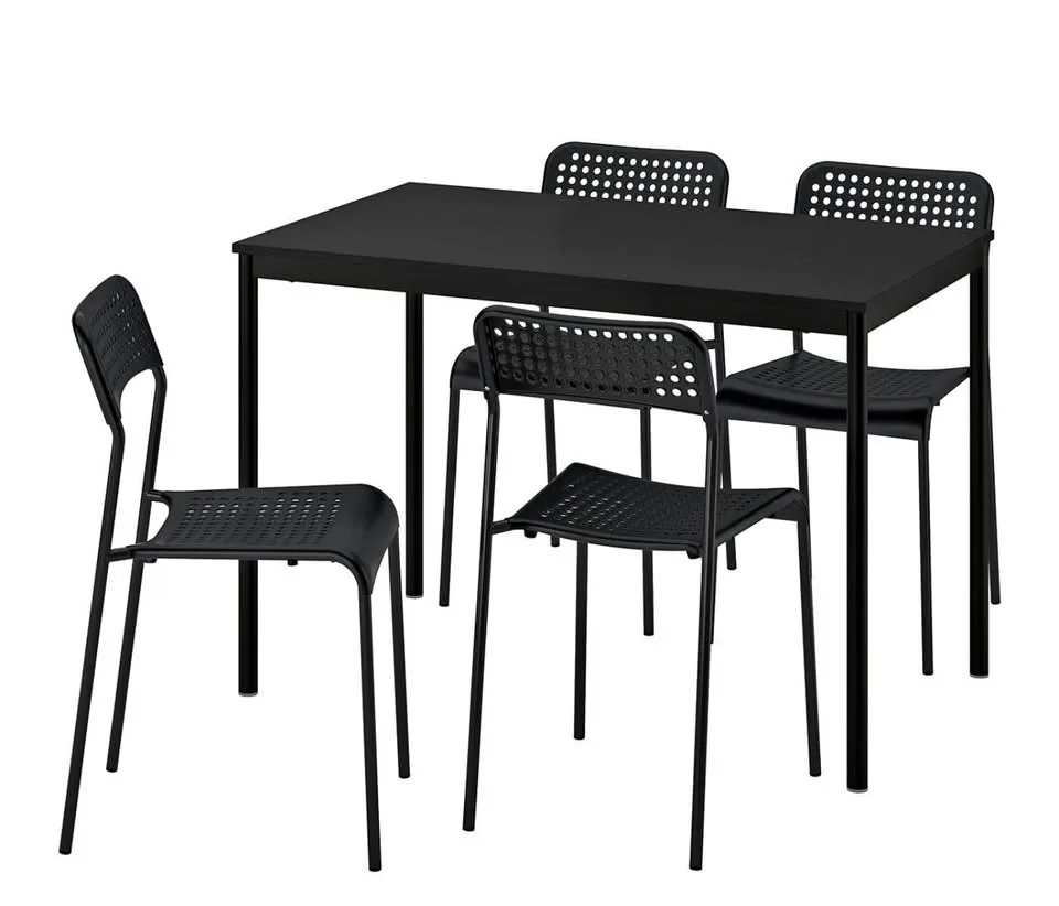 SANDSBERG Table and 4 Chairs (IKEA)