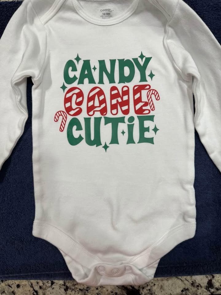 6 to 12 months and 12 to 18 month Christmas onesies - photo 5