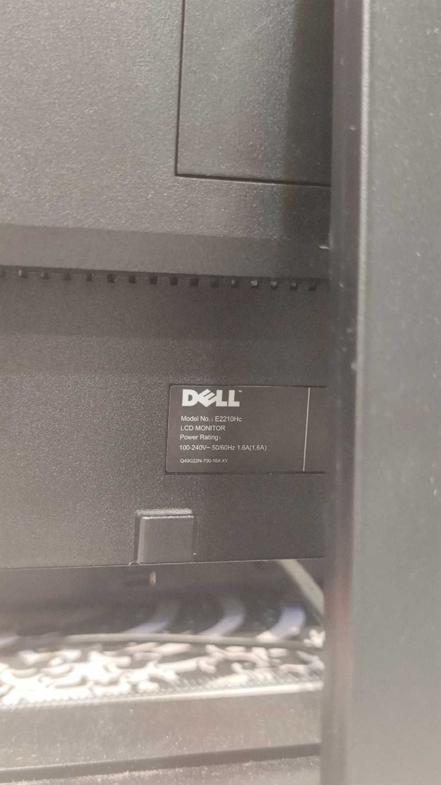 dell monitor 22 dvi and vga