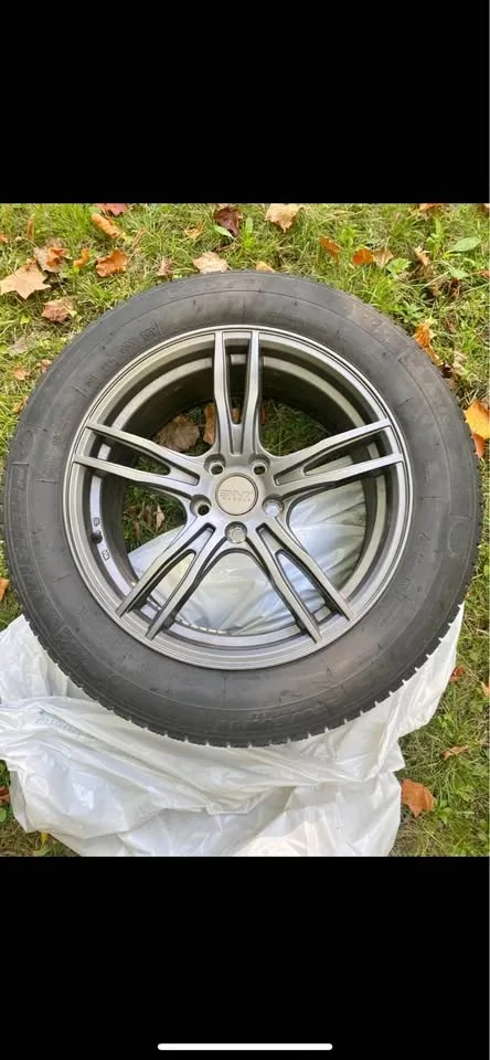 Winter Michelin tires with rim