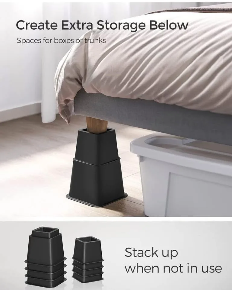 8 Heavy Duty Bed Lifts - Bed Risers - Brand New image indicator(7)