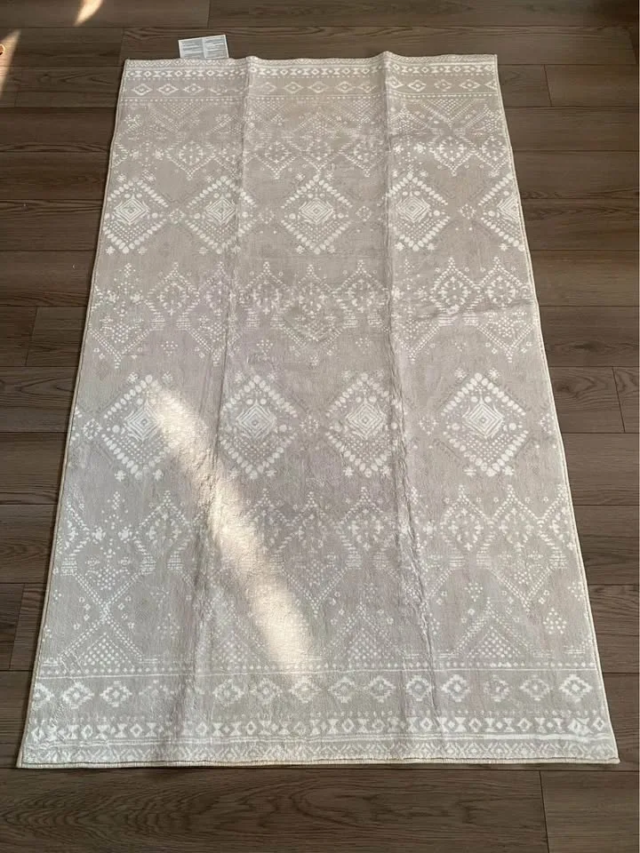 Soft BOHO Area Rug 5 by 3 - Cappuccino Beige Colour image indicator(3)