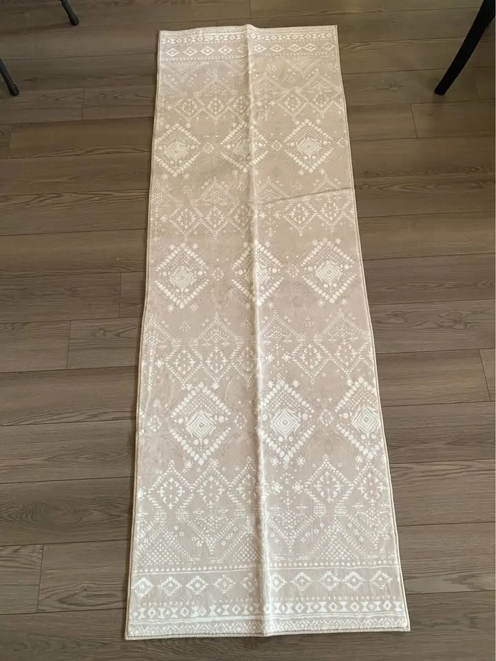 Soft BOHO Area Rug 5 by 3 - Cappuccino Beige Colour image indicator(5)