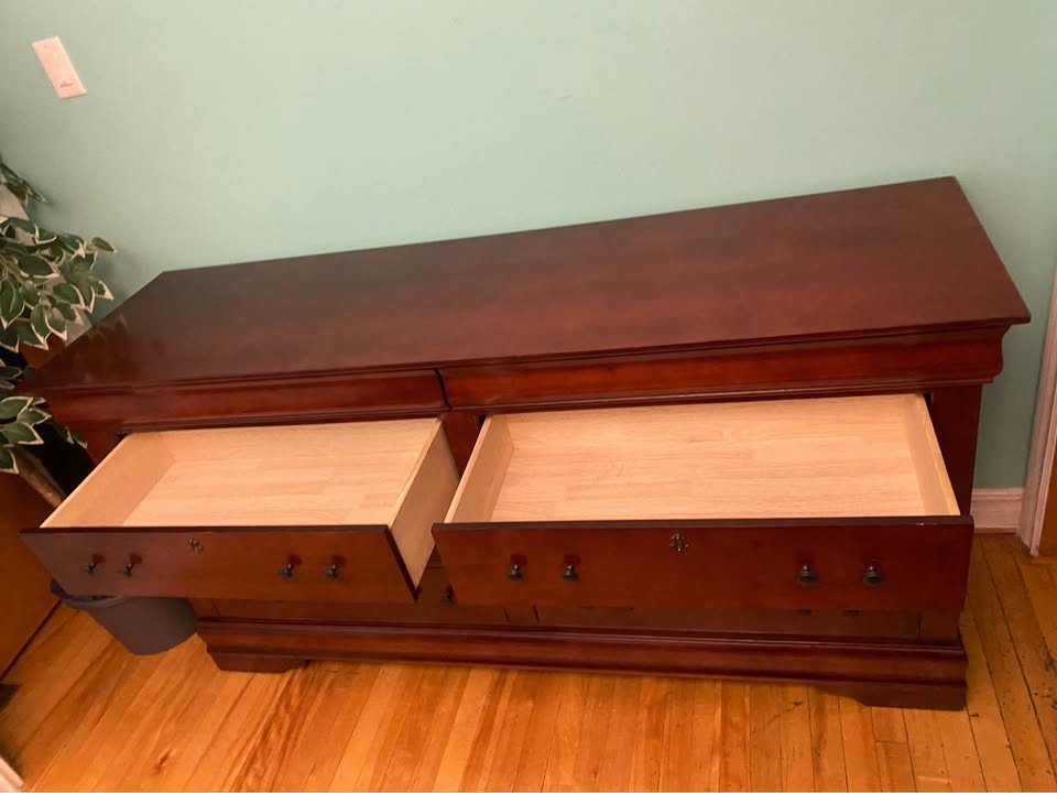 FREE DELIVERY: Mahogany Dresser $270 (HRM) - photo 3