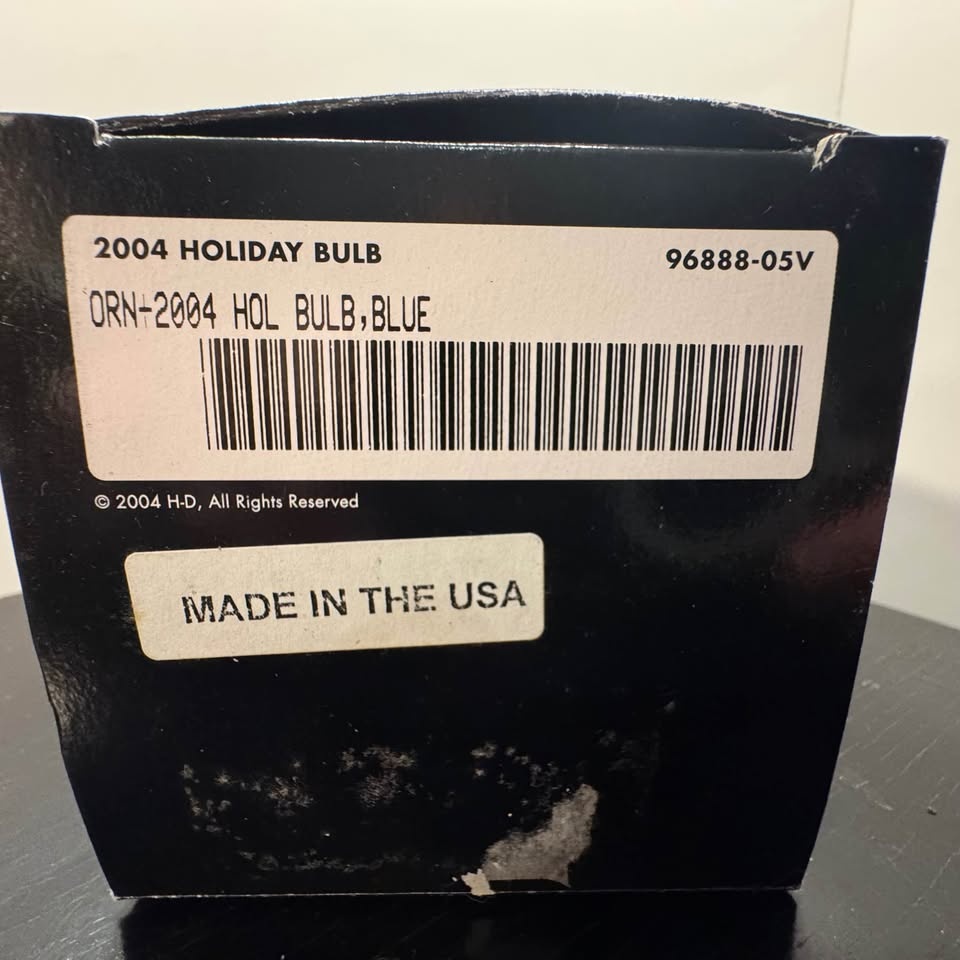 In ORIGINAL BOX Vintage 2004 Harley-Davidson Ornament - photo 4