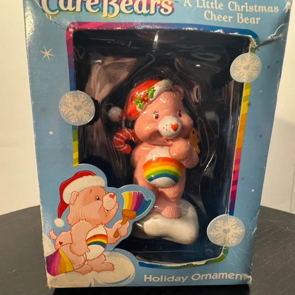 In ORIGINAL BOX Vintage Care Bears Ornament image indicator(2)