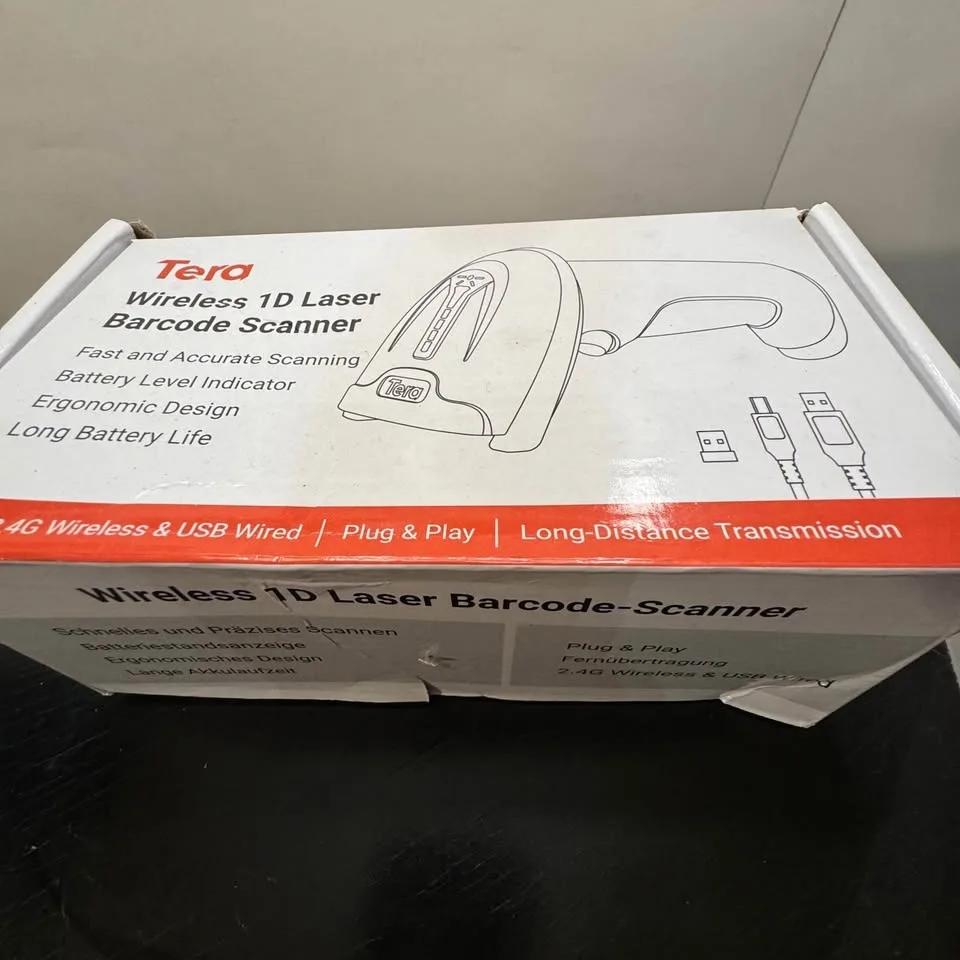 BRAND NEW - in box 1D Laser Wireless Barcode Scanner image indicator(2)