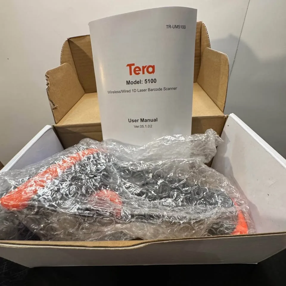 BRAND NEW - in box 1D Laser Wireless Barcode Scanner image indicator(5)