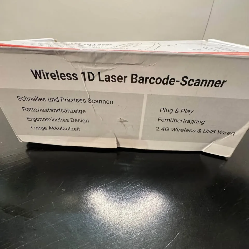 BRAND NEW - in box 1D Laser Wireless Barcode Scanner image indicator(8)