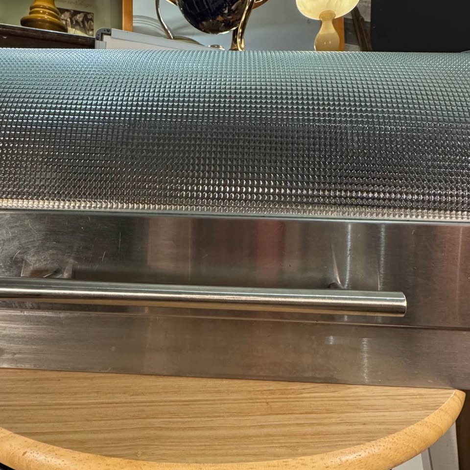 Beautiful 'OGGI' stainless steel bread box - photo 4