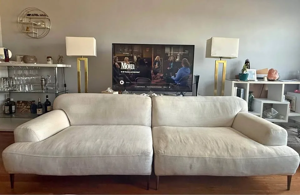 Abisko quartz white sofa