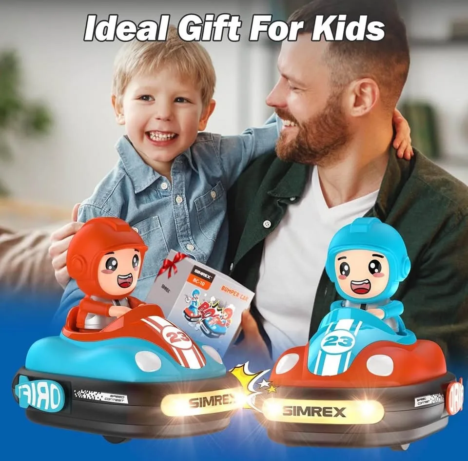 Remote Control Bumper Cars for Kids (BRAND NEW) image indicator(6)