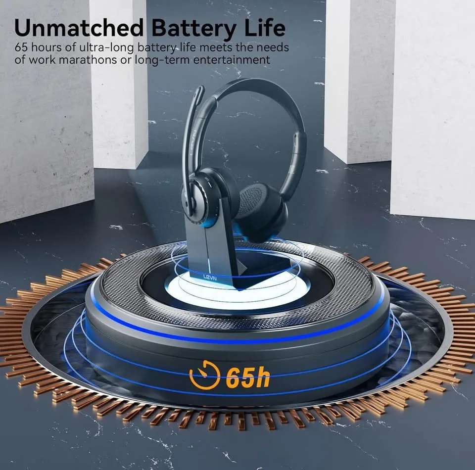 Wireless Headset with Mic for Work image indicator(5)