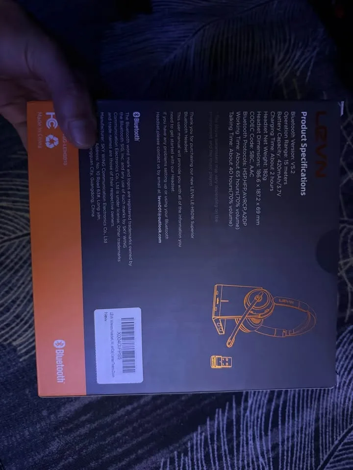 Wireless Headset with Mic for Work image indicator(9)