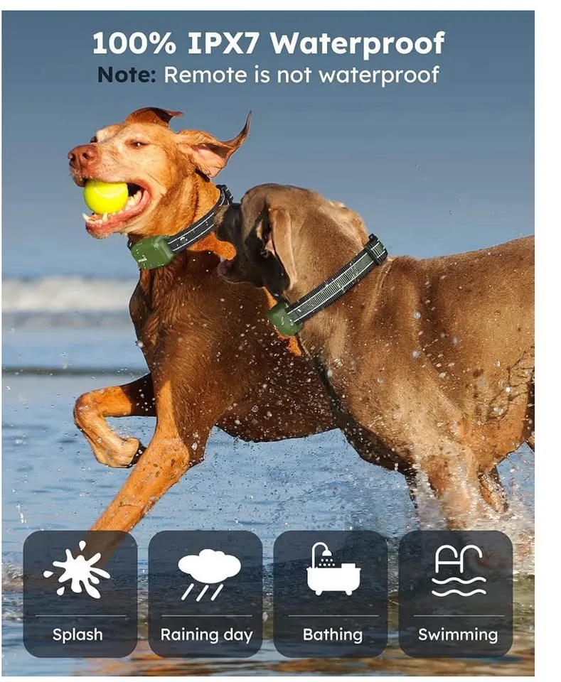 Dog Shock Collar 2 Dogs (10-120Lbs) image indicator(4)