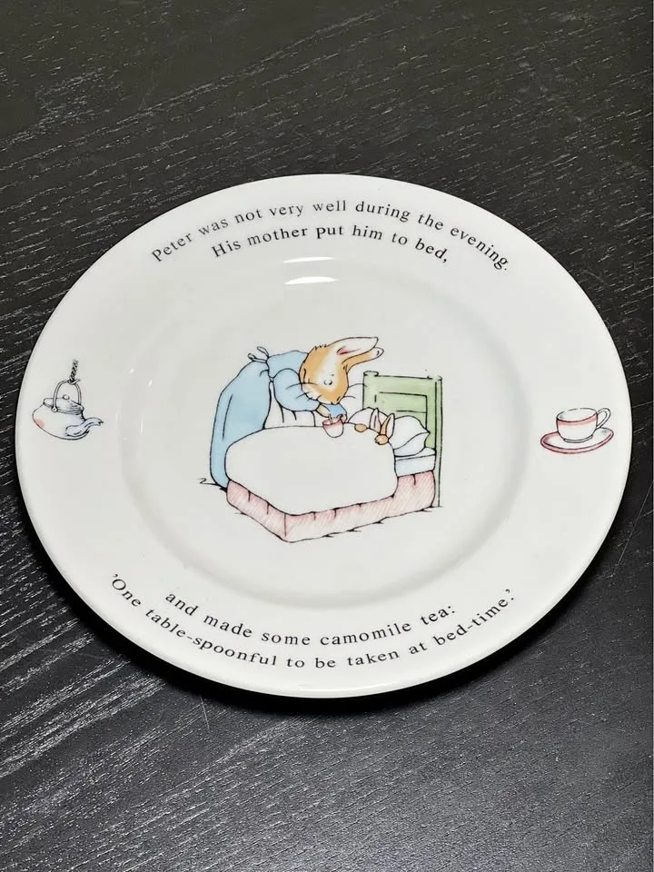 Vintage Wedgwood Peter Rabbit Plate 7"