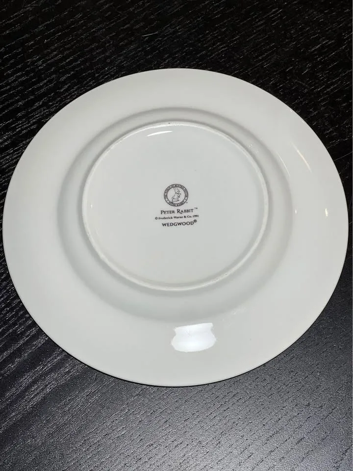 Vintage Wedgwood Peter Rabbit Plate 7" image indicator(3)