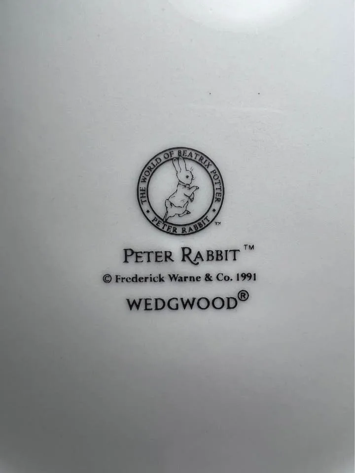 Vintage Wedgwood Peter Rabbit Plate 7" image indicator(4)