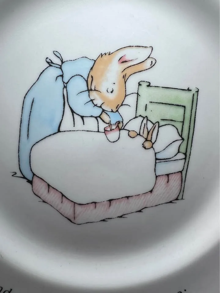 Vintage Wedgwood Peter Rabbit Plate 7" image indicator(5)