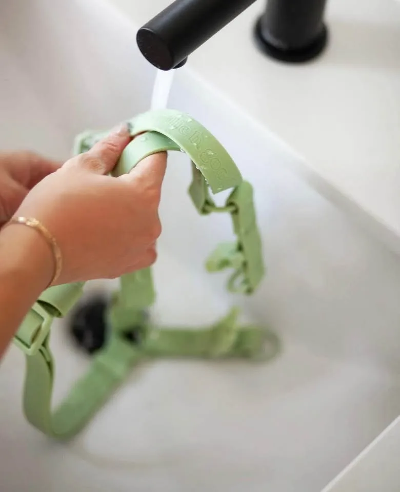 Waterproof green dog harness - S size image indicator(3)