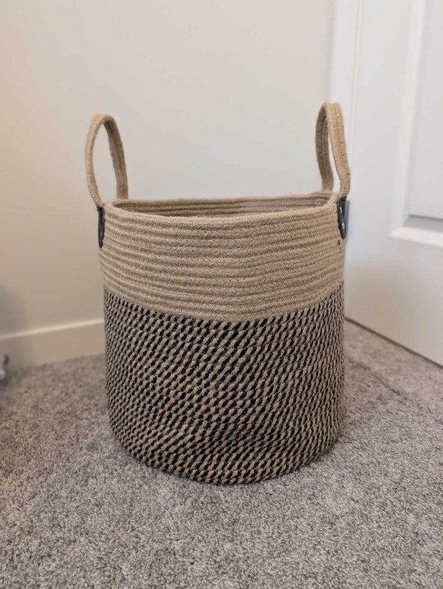 Rope basket 12"x13" - photo 2