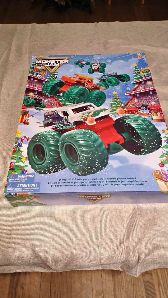 The MONSTER JAM Advent Calendar.