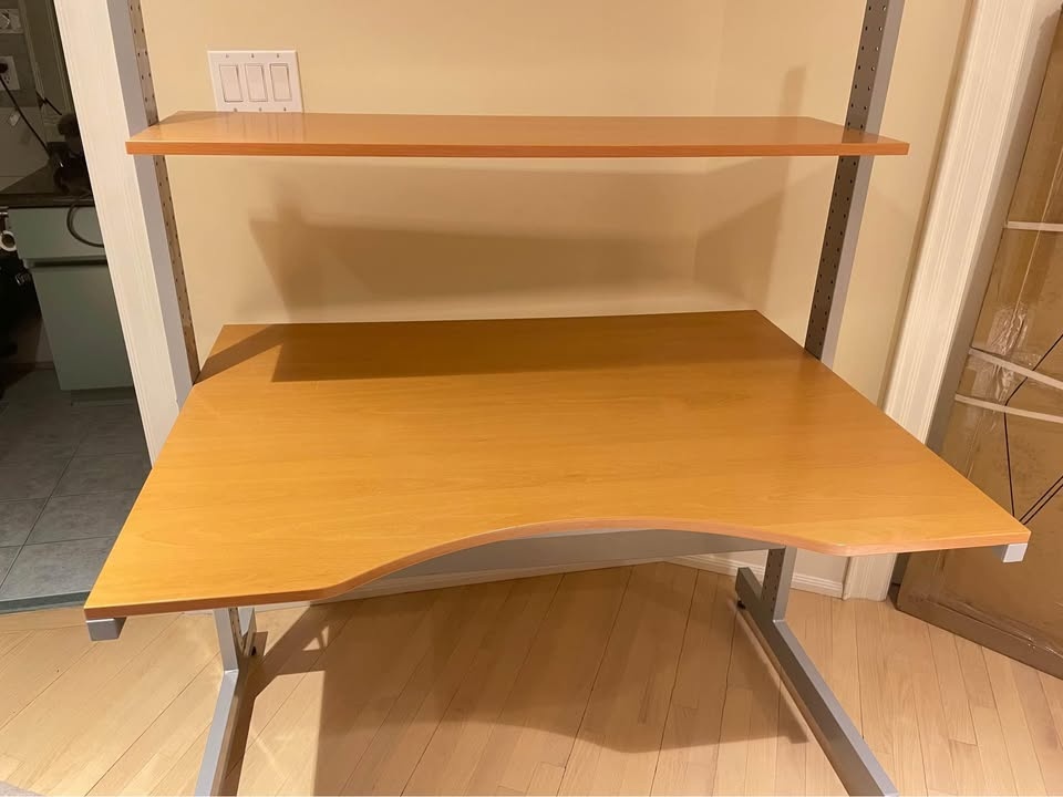 Adjustable Solid Wood Desk - photo 3