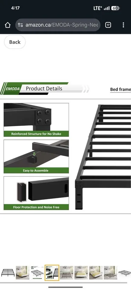 California King EMODA Bed Frame - New in Box image indicator(2)