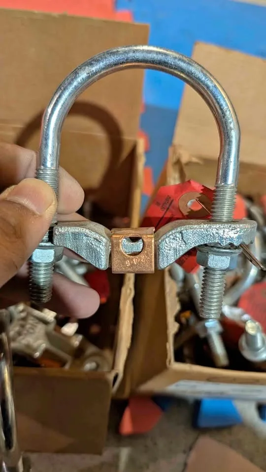 Thomas & Betts 3-TB Waterpipe Ground Clamps, 1 1/4"-2" - New