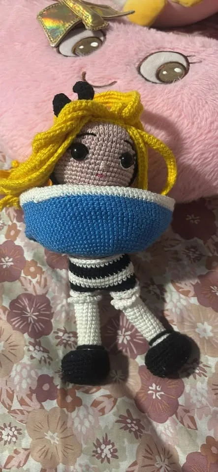 One of a kind crocheted doll image indicator(2)