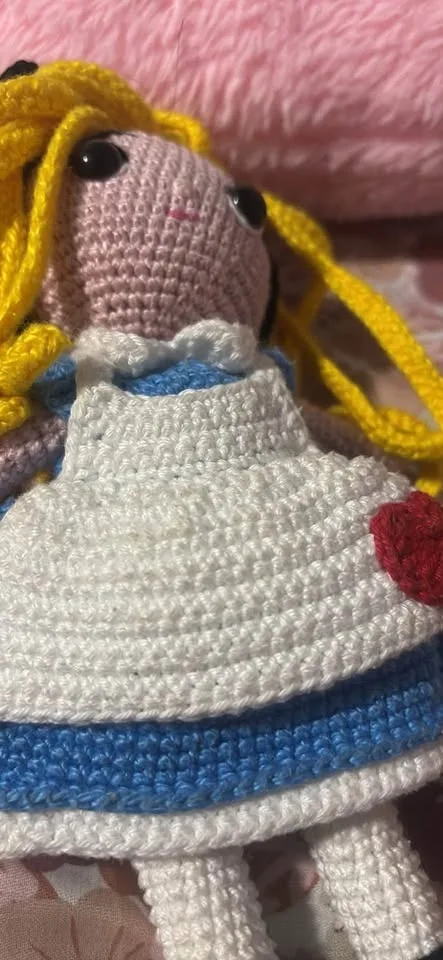 One of a kind crocheted doll image indicator(3)