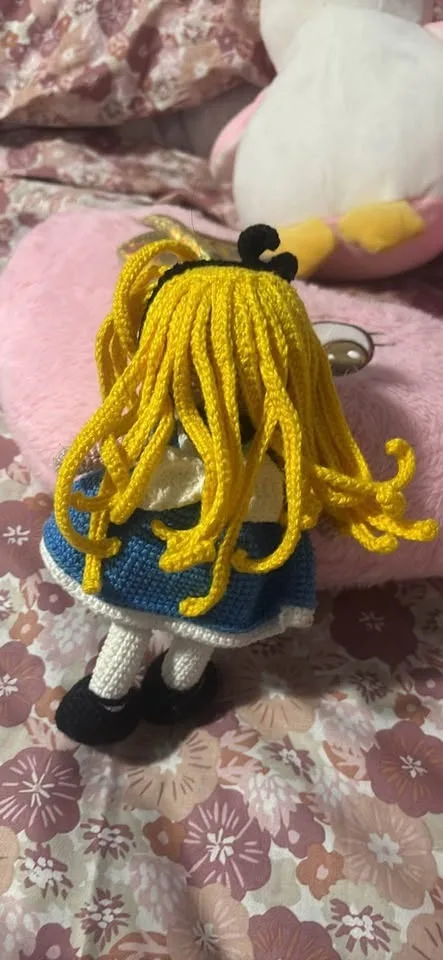 One of a kind crocheted doll image indicator(4)