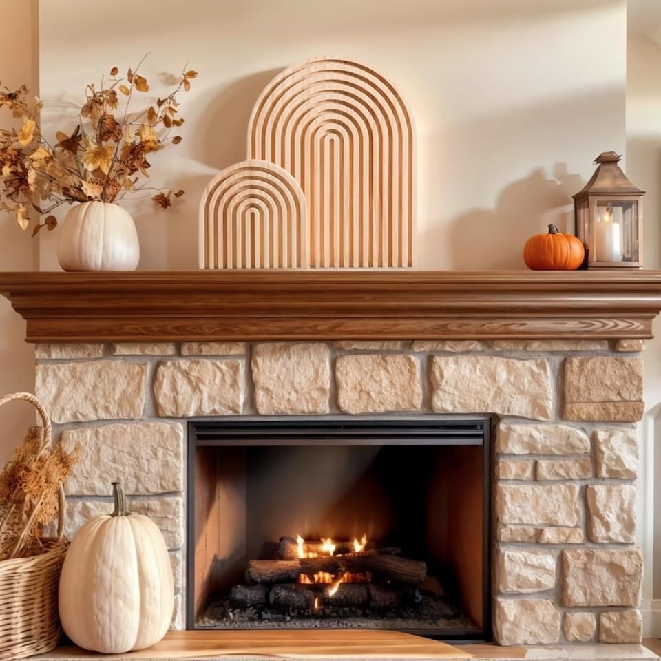 NEW~ Natural Wood Arch Decor/Serving Board (2-PC Set) - photo 4