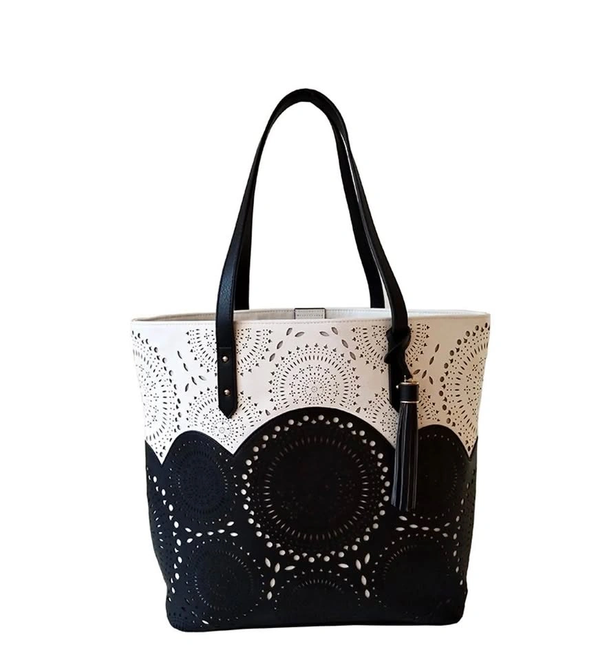 High quality Perforated PU tote bag