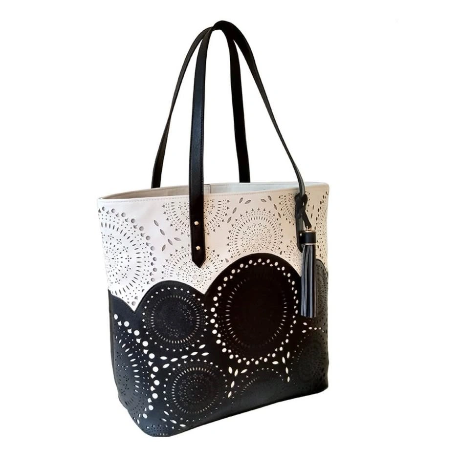 High quality Perforated PU tote bag - photo 2