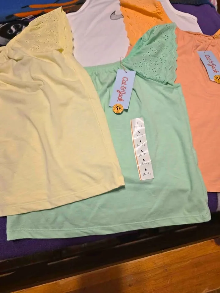 Girl youth Summer Tops 4 of them