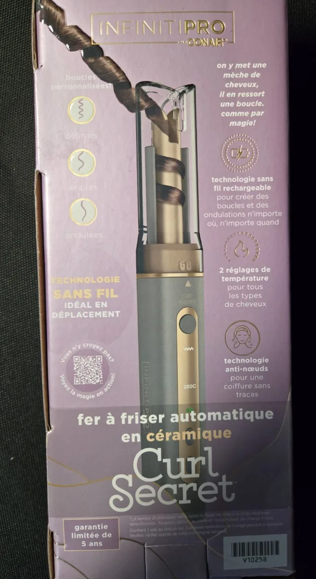 InfinitiPRO Curl Secret Cordless Ceramic Auto Curler image indicator(2)