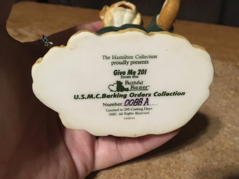 HAMILTON COLLECTION USMC " GIVE ME 20! " USMC BARKING ORDERS - photo 2