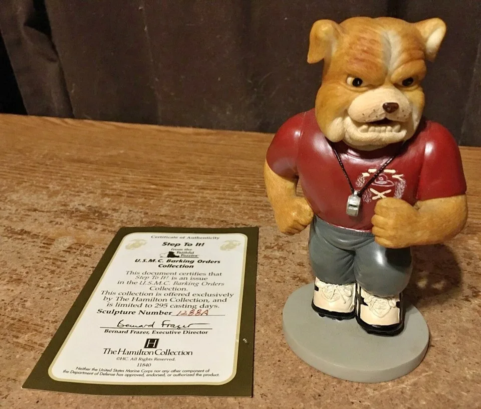 HAMILTON COLLECTION USMC "STEP TO IT!" USMC BARKING ORDERS